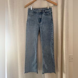 Women’s High-Rise Zara Jeans with slight flare in Faded Blue